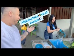 Mi esposa afgana es 4x4 en la vida del Campo🇸🇻