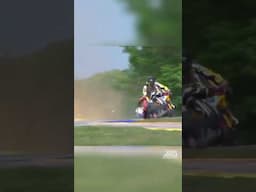 BIG CRASH! 😳 Tyler Scott takes tumble during the race at Road Atlanta #motorcycle