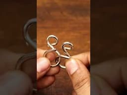 S Shape Metal Wire Puzzle | Unlock Interlock | #Shorts | Focus | How To Solve Puzzle