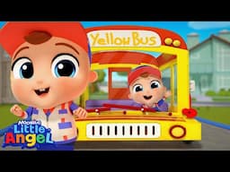Wheels on the Bus |Little Angel| Kids Happy Place