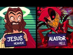 Alastor and Jesus are ARRESTED in FREAKY JAIL in Hazbin Hotel VRChat