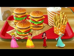 Peach's All Girl Minigame Battle in Super Mario Party Jamboree