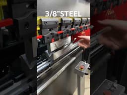 Bending 3/8” steel on 5ft 88ton