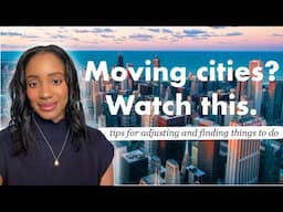 How to adjust to a new city