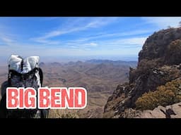 Best Backpacking Loop in Big Bend