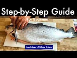 How to Fillet a Whole Salmon for Sushi & Sashimi – Easy Step-by-Step Guide for beginners