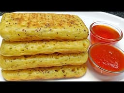 Breakfast recipes || 5 मिनट में बनाए आलू और सूजी का एकदम नया गरमा गरम और टेस्टी नाश्ता