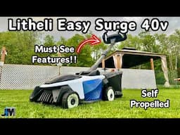Cut Grass Like a Pro : Litheli Easy Surge 40v Lawn Mower Review