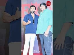 🎬 Iconic duo! Suriya & Karthik Subburaj pose together at Retro pre-release event! 🔥📸 #suriya #retro