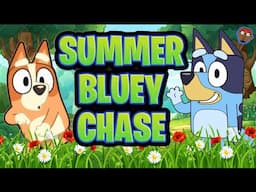 Bluey EPIC Summer Run | Bluey Run and Freeze | Bluey Summer Sing-along | PhonicsMan Fitness
