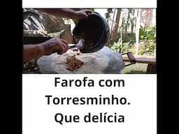 Farofa de torresmo (com farinha de mandioca e torresmo de Porco), veja como é fácil fazer.