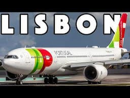Portugal's BUSIEST Airport: Incredible Lisbon Plane Spotting (LIS/LPPT)
