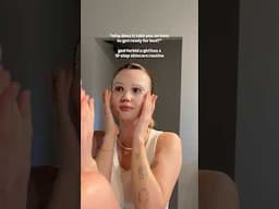 Nothing comes between this girl and her skincare routine 🤝