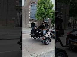 DO NOT TRY THIS AT HOME.. 🎹⚠️‼️😱😱 #piano #flying #car #driving #music #tour #concert #reaction