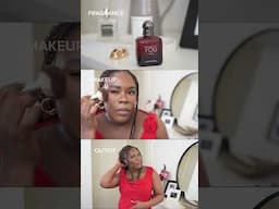 Makeup, perfume and outfit