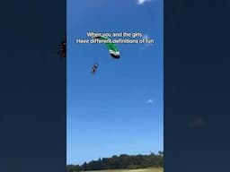 When you and the girls have a different definition of fun #wusworld