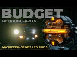 Testing VERY affordable LED pods as ditch lights • Maxpeedingrods 3.5" LED pods on my Frontier Pro4x