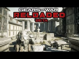 Gears of War Reloaded Beta Multiplayer Gameplay - COURTYARD Map Walkthrough!