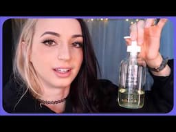 4 Minute ASMR | Older sister teaches you about skincare