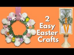 Dollar Tree Easter DIY | DIY Easter Wreath | Easy Easter Wreath | Easy Wreath Tutorial