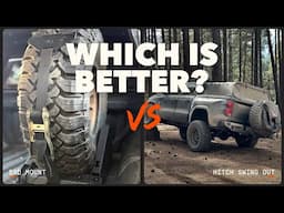 Full Size Spare Tire Solutions From My Experience | Bed Mount vs Hitch Swing Out