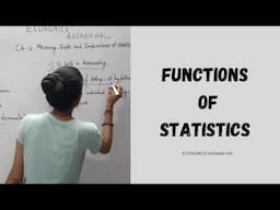 Functions of statistics | Chapter-2 | #statisticsforeconomics #statistics #class11 #functions