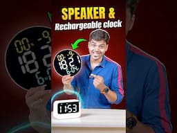 2 in 1 Clock Speaker 🔊 Sound சும்மா அள்ளுது 🤯 😮 #shorts #clock #btspeaker #mrtt