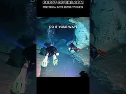 DO IT LIKE YOU MEAN IT! Do it for yourself! #ghostdiversvideos #cavediving #sidemount