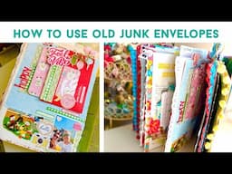 HOW TO USE OLD ENVELOPES IN JOURNALS | Travel Journal Fun