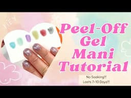 Peel Off Gel Manicure Tutorial!!! ​⁠No More Soaking! @modelonesofficial