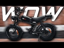 Emoko C93 unboxing + first ride (crazy e-bike feels like a MOTORBIKE!)