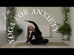 Yoga for Anxiety 🫶  Gentle & Heart Opening Yoga for Anxious Times ❤️