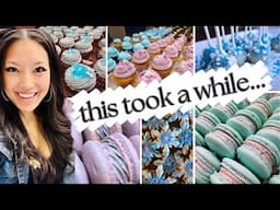 Making 300+ Cake Pops, 400+ Cupcakes, 350+ Macarons and 50 Sugar Cookies (Mostly) by Myself Vlog