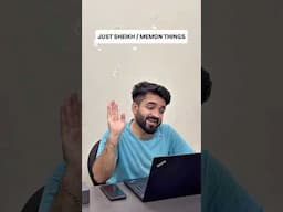 Just Sheikh / Memon things 😅#sheikh #memon