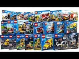 50 SETS COMPILATION/COLLECTION OF LEGO CITY TRUCKS