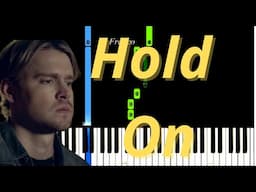 Hold On - Chord Overstreet Easy Piano tutorial