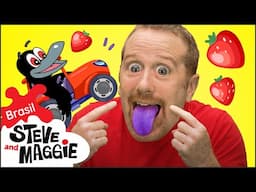 Johny Johny de Frutas Mágicas e Mais para Crianças com Steve and Maggie Brasil