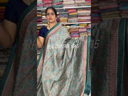 Crushed Tussar sarees | Apavaranam| #shortsvideo #saree #tussarsilk #dailywear #onlineshopping
