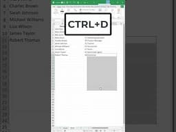 Fastest Way to Duplicate Data in Excel