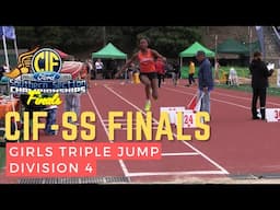 2025 TF - CIF-SS Ford Track & Field Finals - Girls Triple Jump D4
