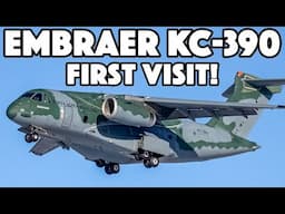 FIRST VISIT: Embraer KC-390 (K390) arriving in Ottawa (YOW/CYOW)