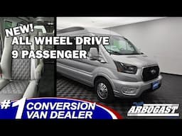 NEW 2024 Ford Conversion Van Explorer Limited 9 Passenger AWD FC12340T | Dave Arbogast Conversions