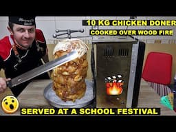 Authentic Chicken Doner on Wood Fire Full Recipe for 10 KG Batch Turkish Döner Kebab