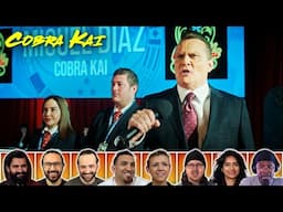 Reactors Reactions to "THE SEKAI TAIKAI HAS ENDED IN A TIE!" | Cobra Kai 6x14 'Strike Last'