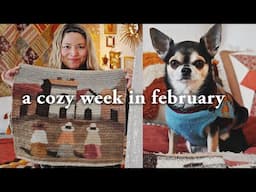 A quiet winter week: thrift treasures + snowy hikes