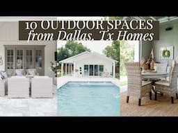 10 STUNNING Outdoor Spaces from Real Home Tours — Patios, Greenhouses & Pool Houses