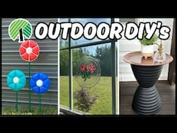 Dollar Outdoor DIYs 🌸 Fun And Easy To Do DIYs For Your Patio Or Garden