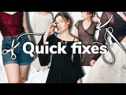 Tackling the easiest & quickest thrift-flips and alterations in my to-do pile