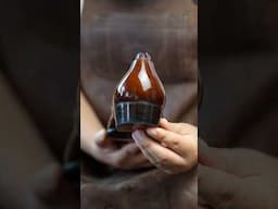Lifting dents in leather using a hair dryer