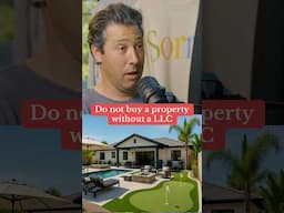 Make sure you’re buying real estate in a LLC! #realestate #realestateinvestment #buyingahome